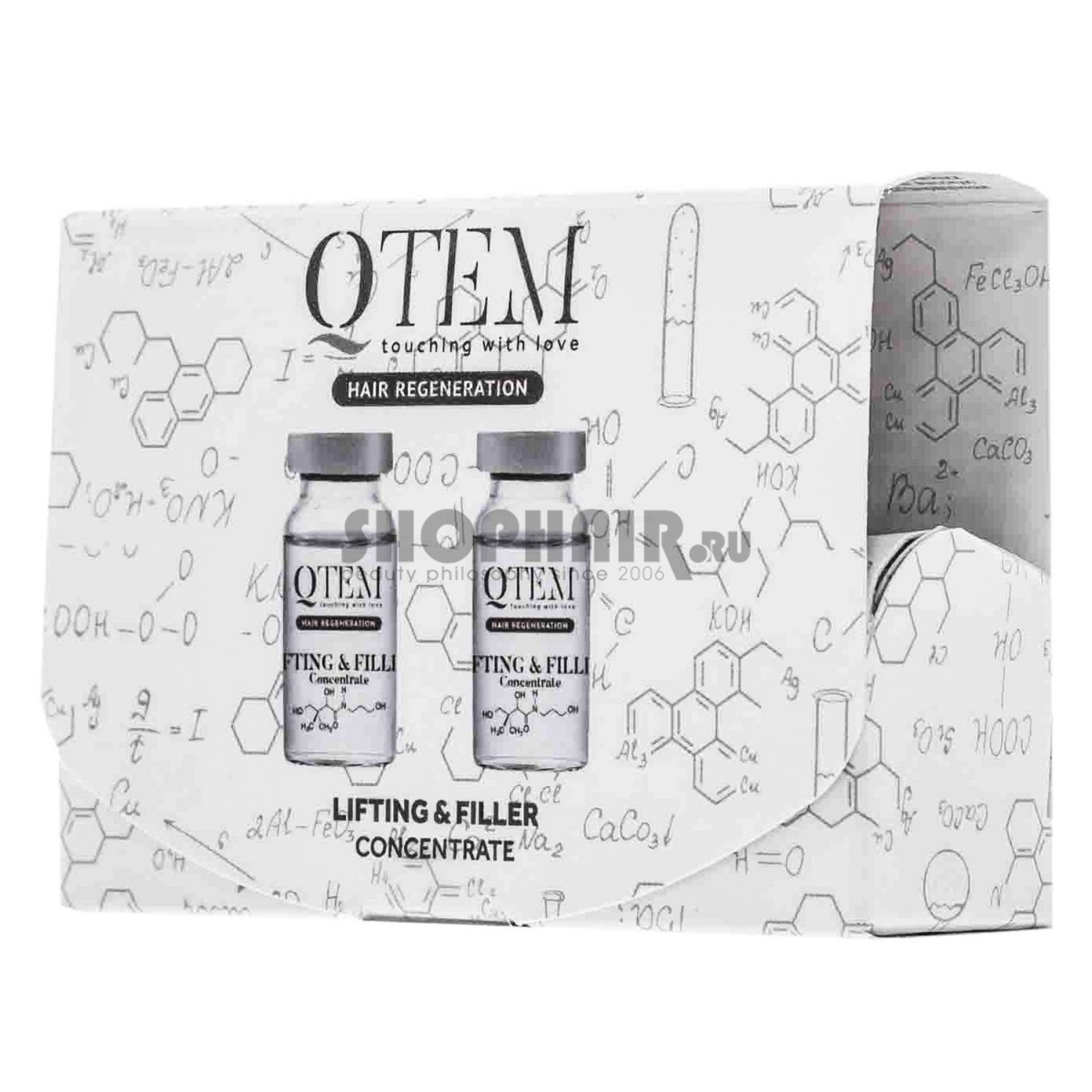 Qtem Lifting & Filler - Холодный филлер для волос 2*15 мл Qtem (Испания) купить по цене 1 990 руб.