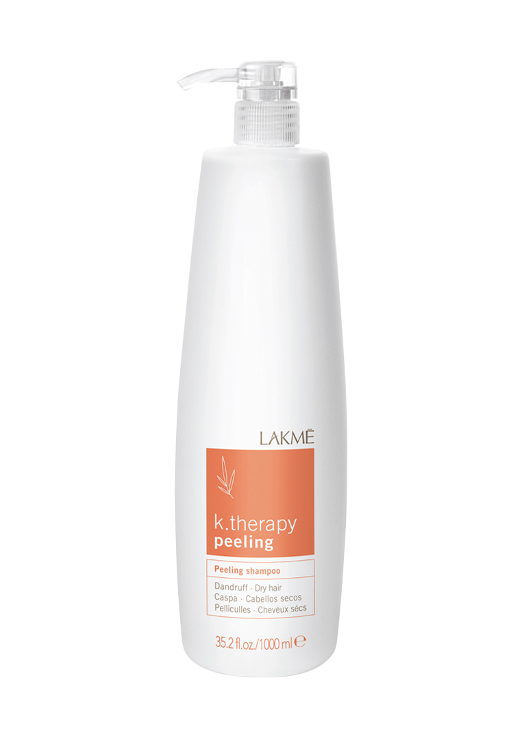 Lakme K.Therapy Peeling Shampoo Dandruff Dry Hair - Шампунь против перхоти для сухих волос 1000 мл Lakme (Испания) купить по цене 2 644 руб.