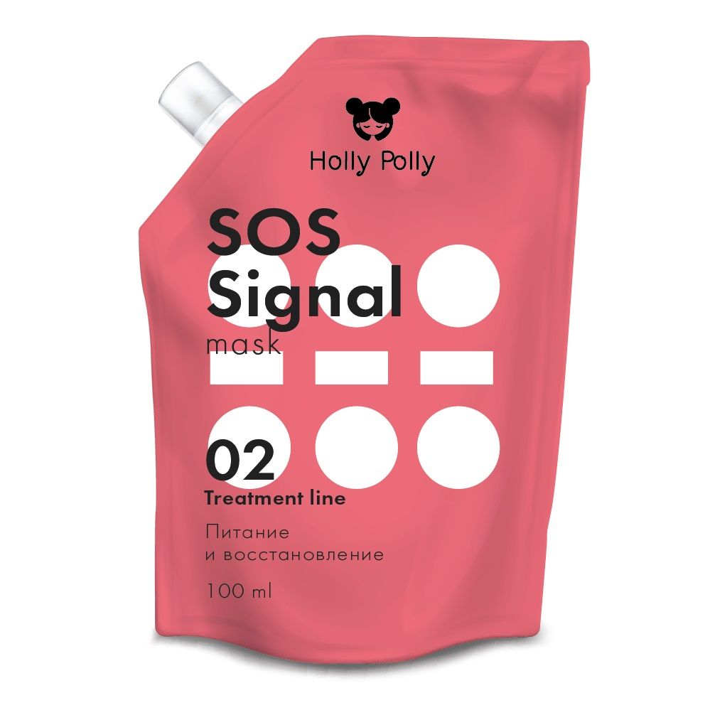 Holly Polly Treatment Line SOS-Signal - Маска для волос экстра-питательная 100 мл Holly Polly (Россия) купить по цене 310 руб.
