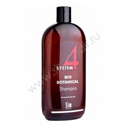Sim Sensitive System 4 Bio Botanical Shampoo - Биоботанический шампунь 500 мл Sim Sensitive (Финляндия) купить по цене 5 203 руб.