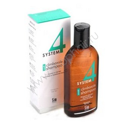 Sim Sensitive System 4 Therapeutic Climbazole Shampoo 1 - Терапевтический шампунь № 1 для нормальной и жирной кожи головы 215 мл Sim Sensitive (Финляндия) купить по цене 1 232 руб.