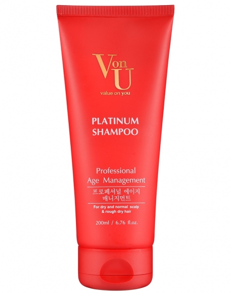Von-U Platinum Shampoo - Шампунь для волос с платиной 200 мл Von-U (Корея) купить по цене 911 руб.