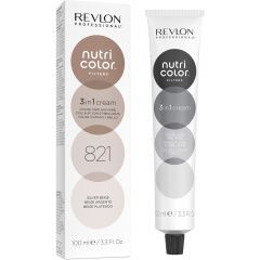 Revlon Professional Nutri Color Filters - Прямой краситель без аммиака оттенок 821 Серебристо-бежевый 100 мл Revlon Professional (Испания) купить по цене 1 424 руб.