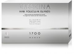 Crescina Follicular Islands 1700 - Комплекс для женщин (лосьон для стимуляции роста волос 20*3,5 мл, лосьон против выпадения волос 20*3,5 мл) Crescina (Швейцария) купить по цене 22 900 руб.