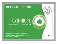 Леовит Detox - Суп-пюре томатный с кунжутом 20 гр Леовит (Россия) купить по цене 66 руб.