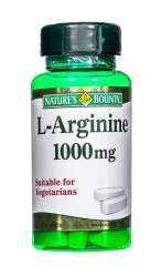 Nature's Bounty - L-аргинин 1000 мг 50 таблеток Nature's Bounty (США) купить по цене 2 113 руб.
