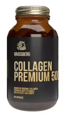 Биологически активная добавка к пище Collagen Premium 500 мг + витамин C 40 мг, 60 капсул Grassberg (Великобритания) купить по цене 2 345 руб.