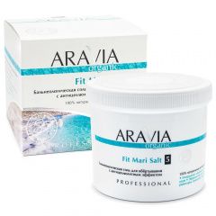 Aravia Professional Organic Fit Mari Salt - Бальнеологическая соль для обёртывания с антицеллюлитным эффектом 750 г Aravia Professional (Россия) купить по цене 932 руб.