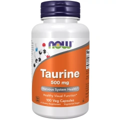 Таурин 500 мг, 100 капсул х 747 мг Now Foods (США) купить по цене 2 684 руб.