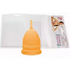 Чаша менструальная "Практик", оранжевая L LilaCup (Россия) купить по цене 813 руб.