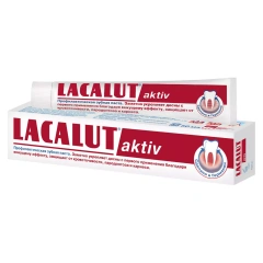 Зубная паста Актив 50 мл Lacalut (Германия) купить по цене 304 руб.