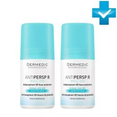 Dermedic Antipersp R - Набор: Шариковый дезодорант-антиперспирант 2*60 г Dermedic (Польша) купить по цене 968 руб.