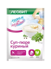 Суп-пюре куриный. Пакет 20 г Леовит (Россия) купить по цене 42 руб.