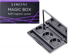 Limoni Magic Box - Палитра на 3 магнитные ячейки чёрный Limoni (Корея) купить по цене 344 руб.