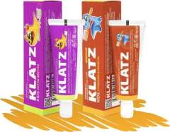 Klatz Kids - Набор (Зубная паста Тутти-фрутти 40 мл, Утренняя карамель 40 мл) Klatz (Россия) купить по цене 297 руб.