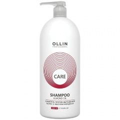 Ollin Professional Care Almond Oil Shampoo - Шампунь против выпадения волос с маслом миндаля 1000 мл Ollin Professional (Россия) купить по цене 704 руб.