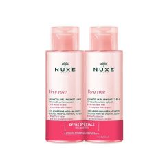 Nuxe Very Rose - Смягчающая мицеллярная вода для лица и глаз 3 в 1 2*400 мл Nuxe (Франция) купить по цене 2 209 руб.