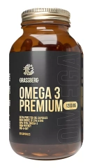 Биологически активная добавка к пище Omega 3 Premium 60% 1200 мг, 90 капсул Grassberg (Великобритания) купить по цене 2 312 руб.