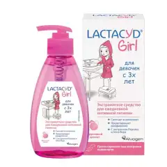 Гель для интимной гигиены для девочек с 3х лет, 200 мл Lactacyd (Франция) купить по цене 413 руб.