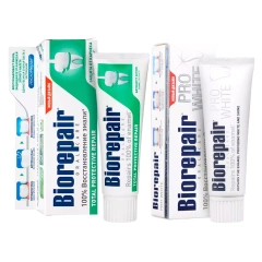 Набор зубных паст для комплексной защиты, 2х75 мл Biorepair (Италия) купить по цене 1 578 руб.