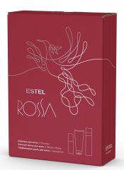 Estel - Подарочный набор Rossa (шампунь 250 мл, бальзам-маска 200 мл, парфюмерная вуаль 100 мл) Estel Professional (Россия) купить по цене 2 240 руб.