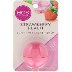 Eos flavor strawberry peach lip balm бальзам для губ (на картонной подложке) EOS (США) купить по цене 552 руб.