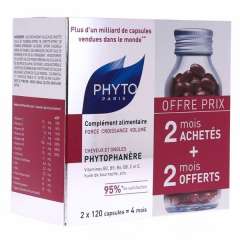 Phytosolba - Пищевая добавка для укрепления волос и ногтей 2*120 капсул Phytosolba (Франция) купить по цене 5 417 руб.