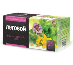 Алтэя Травяные чаи - Травяной чай "Луговой" 25 фильтр-пакетов х 1,2 г Алтэя (Россия) купить по цене 104 руб.