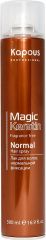 Kapous Professional Magic Keratin - Лак аэрозольный для волос нормальной фиксации с кератином 500 мл Kapous Professional (Россия) купить по цене 449 руб.