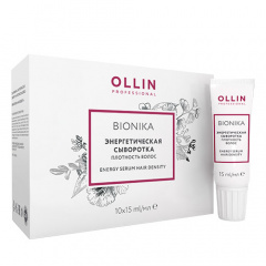 Ollin Professional BioNika - Энергетическая сыворотка "Плотность волос" 10*15 мл Ollin Professional (Россия) купить по цене 627 руб.