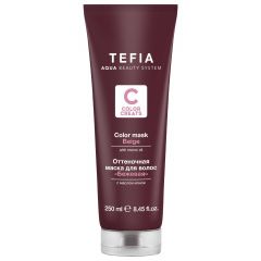 Tefia Color Creats - Оттеночная маска для волос с маслом монои Бежевая 250 мл Tefia (Италия) купить по цене 1 460 руб.