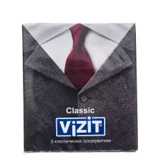 Презервативы классические, 3 шт Vizit (Россия) купить по цене 147 руб.