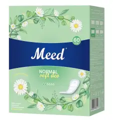 Ежедневные целлюлозные прокладки Normal Soft Deo,  60 шт Meed (Россия) купить по цене 188 руб.