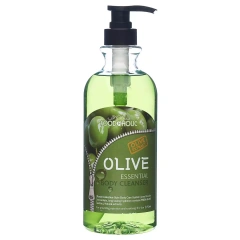 Гель для душа с экстрактом оливы Essential Body Cleanser Olive, 750 мл Food A Holic (Корея) купить по цене 816 руб.