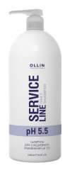 Ollin Professional Service Line Daily Shampoo Ph 5.5 - Шампунь для ежедневного применения рН 5.5 1000 мл Ollin Professional (Россия) купить по цене 730 руб.