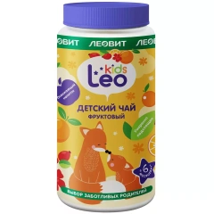 Детский гранулированный фруктовый чай 6 мес+, 200 г Леовит (Россия) купить по цене 446 руб.