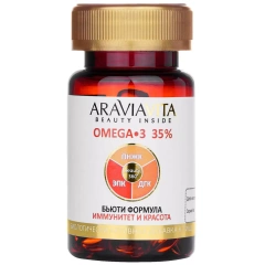Комплекс для иммунитета и красоты "Омега 3 - 35%", 60 капсул Aravia Professional (Россия) купить по цене 1 007 руб.