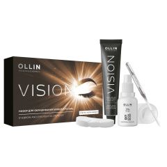 Ollin Professional Vision - Набор для окрашивания бровей и ресниц (Светло-коричневый) Ollin Professional (Россия) купить по цене 423 руб.
