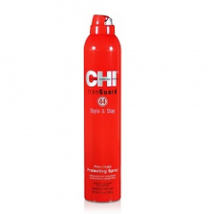 CHI 44 Iron Guard Style and Stay Firm Hold Protecting Spray - Термозащитный лак для волос сильной фиксации 284 г CHI (США) купить по цене 2 205 руб.