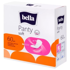 Ежедневные прокладки Panty Soft, 60 шт Bella (Польша) купить по цене 266 руб.