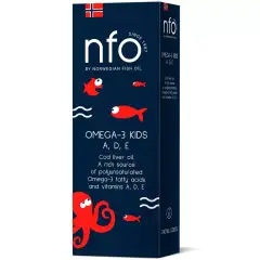 Комплекс «Омега-3 жир печени трески  + витамины А, D,Е », 240 мл Norwegian Fish Oil (Норвегия) купить по цене 3 366 руб.