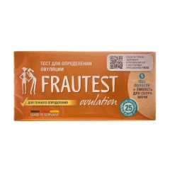 Frautest - Тест-полоски на овуляцию N5 5 шт Frautest (Германия) купить по цене 561 руб.