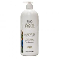 Elea Professional Luxor Color - Бальзам для окрашенных и сухих волос 1000 мл Elea Professional (Болгария) купить по цене 416 руб.
