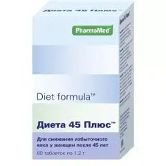 Diet Formula - "Диета 45 плюс" таблетки №60 Diet Formula (США) купить по цене 1 534 руб.