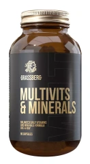 Биологически активная добавка к пище Multivit & Minerals, 60 капсул Grassberg (Великобритания) купить по цене 1 620 руб.