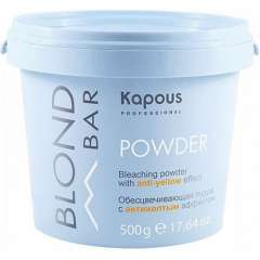 Kapous Professional Blond Bar - Обесцвечивающая пудра с антижелтым эффектом 500 г Kapous Professional (Россия) купить по цене 629 руб.