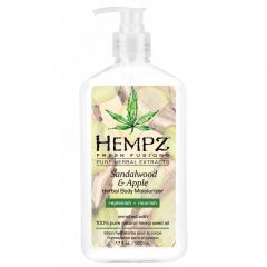Hempz Sandalwood & Apple Herbal Body Moisturizer - Молочко для тела увлажняющее Сандал и Яблоко 500 мл Hempz (США) купить по цене 3 297 руб.