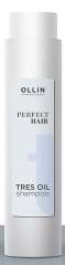 Ollin Professional Perfect Hair Tres Oil - Шампунь 400 мл Ollin Professional (Россия) купить по цене 501 руб.