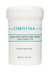 Christina Rose Hips Moisture Cream with Carrot Oil - Увлажняющий крем с маслом шиповника и морковным маслом 250 мл Christina (Израиль) купить по цене 1 970 руб.