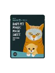 Holika Holika Baby Pet Magic Mask Sheet Soothing Cat - Успокаивающая тканевая маска-мордочка 20 мл Holika Holika (Корея) купить по цене 290 руб.